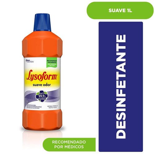 Desinfetante Bruto Suave Odor Lysoform 1L