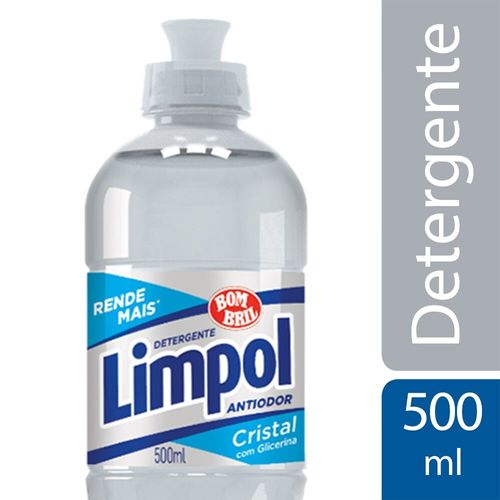 Detergente Líquido Cristal  Limpol 500Ml